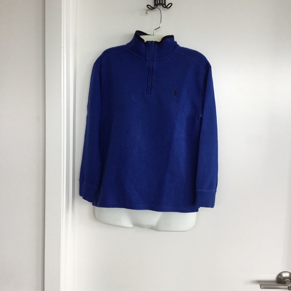 Polo  by Ralph Lauren Blue Boy’s Sweater. Size  10-12  $30 - Picture 2 of 12